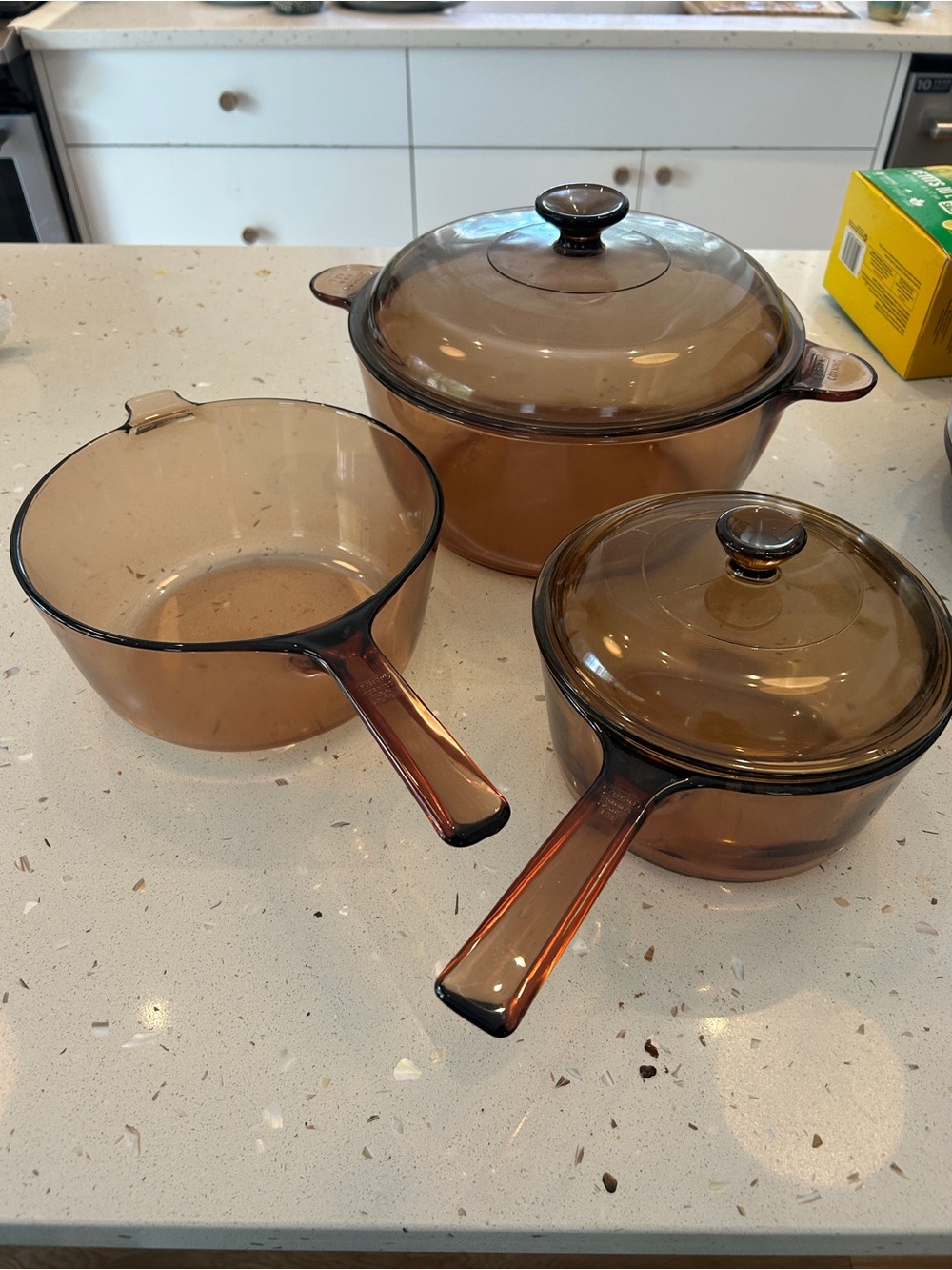 Corning Cookware Set with Lids - 3-Piece